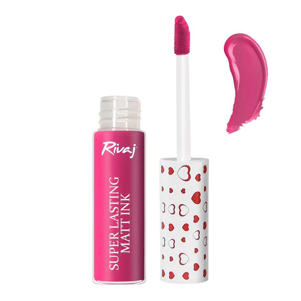 Rivaj UK Super Lasting Matt Ink Lip Gloss, 3ml, No. 02 - Main Image