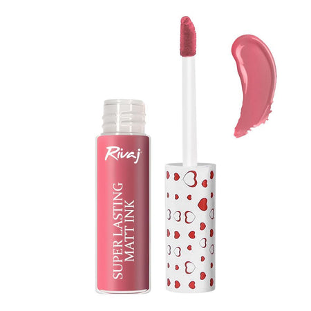 Rivaj UK Super Lasting Matt Ink Lip Gloss, 3ml, No. 14 - Main Image