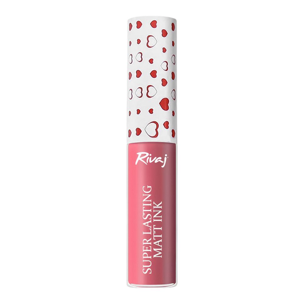 Rivaj UK Super Lasting Matt Ink Lip Gloss, 3ml, No. 14 - Image 2