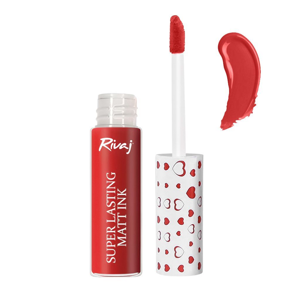 Rivaj UK Super Lasting Matt Ink Lip Gloss, 3ml, No. 06 - Main Image