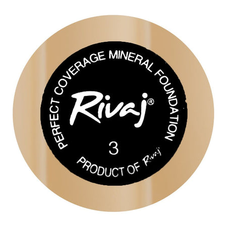 Rivaj UK Perfect Coverage Mineral Liquid Foundation, Oil Free, SPF-8, 30ml, No. 04 - Image 3