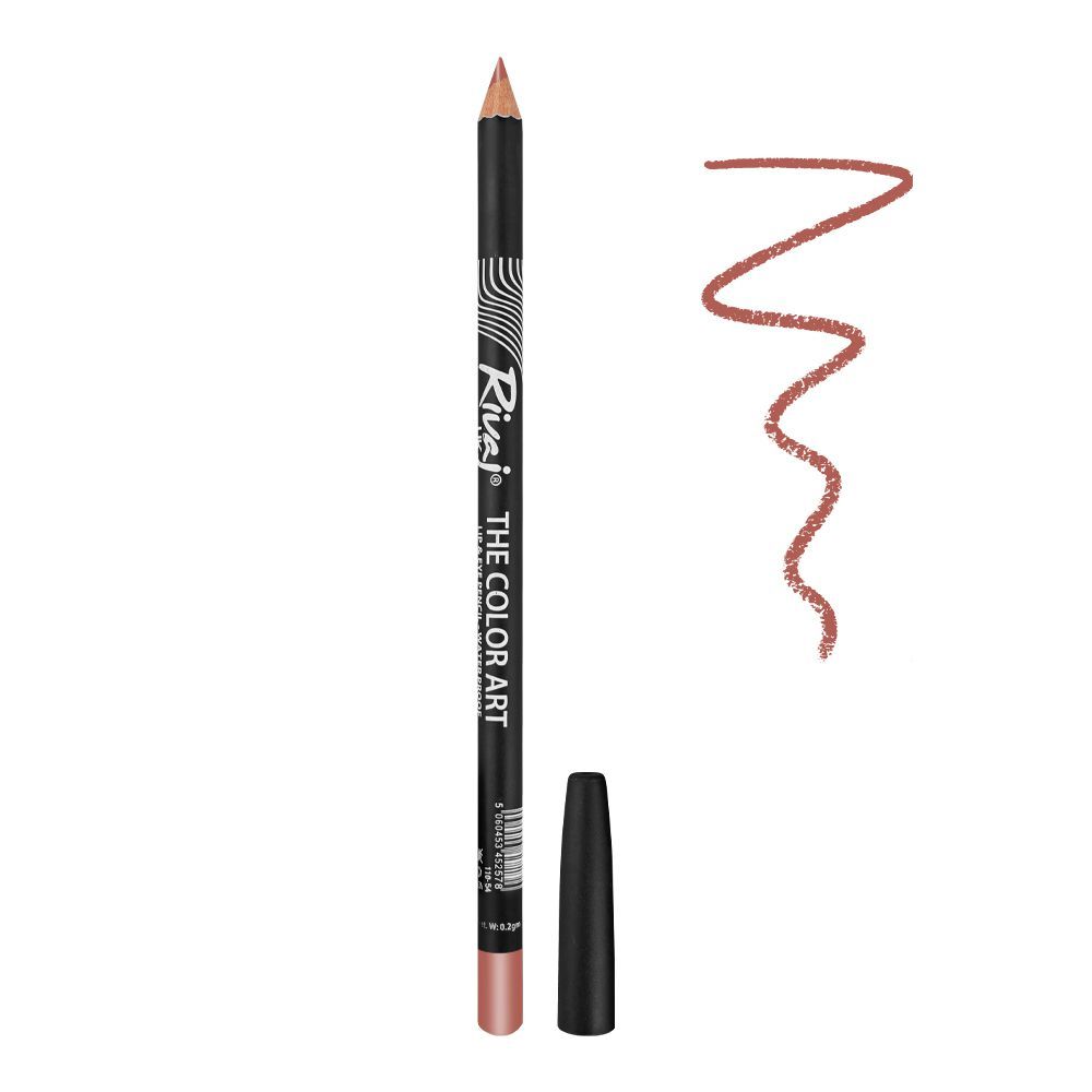 Rivaj UK The Color Art Waterproof Lip & Eye Pencil, No. 40 Pinkish Red - Main Image