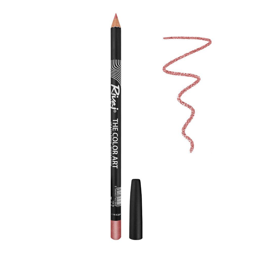 Rivaj UK The Color Art Waterproof Lip & Eye Pencil, No. 03 Glitter Spice - Main Image