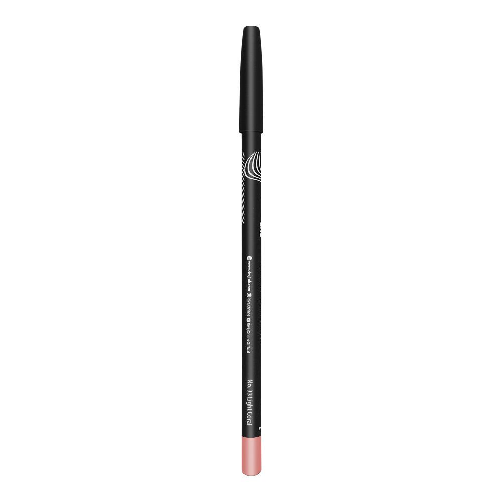 Rivaj UK The Color Art Waterproof Lip & Eye Pencil, No. 33 Light Coral - Image 2