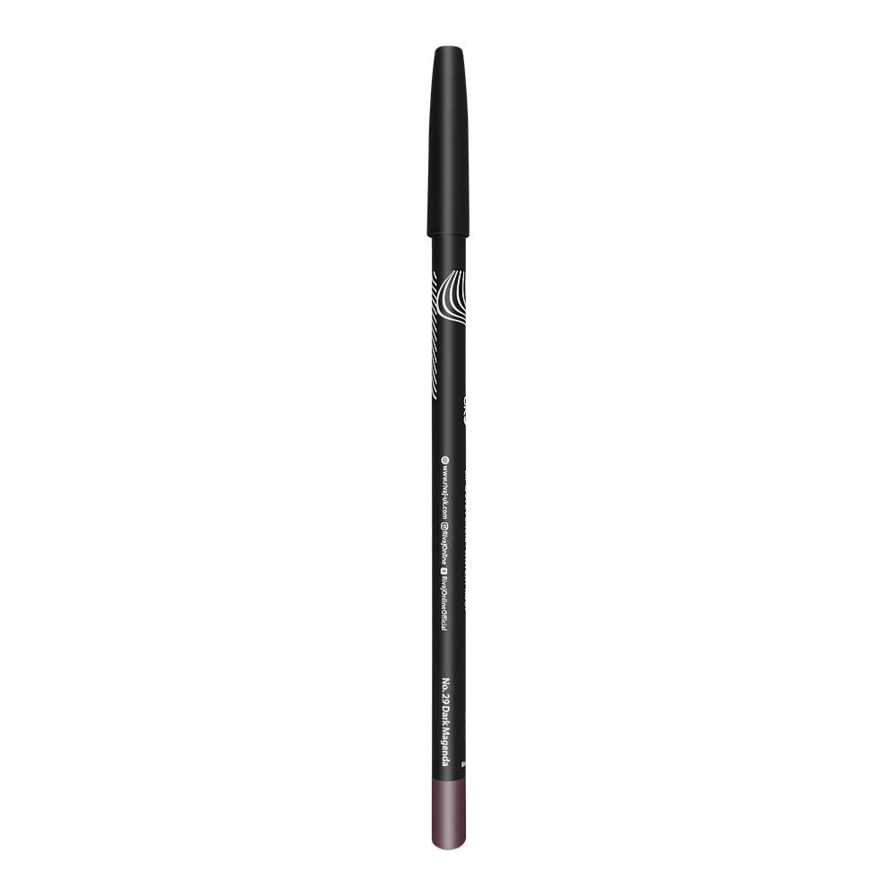Rivaj UK The Color Art Waterproof Lip & Eye Pencil, No. 29 Dark Madenda - Image 2