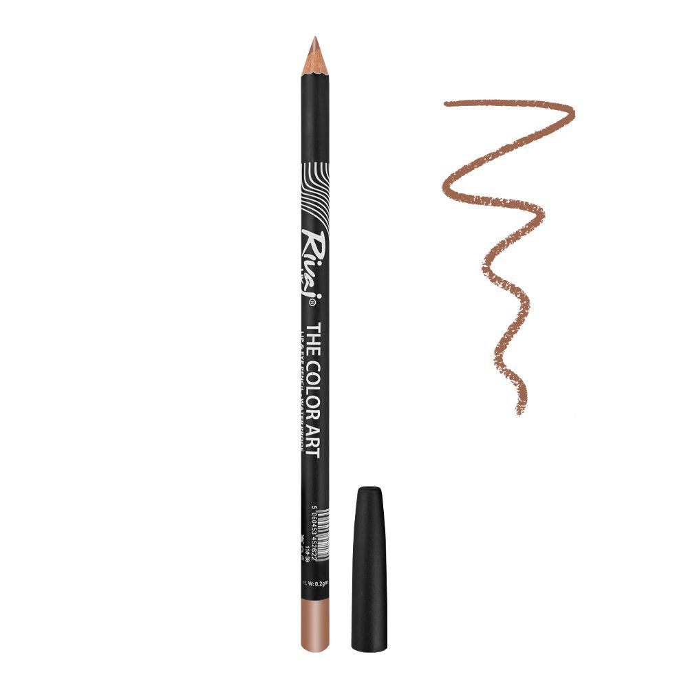 Rivaj UK The Color Art Waterproof Lip & Eye Pencil, No. 45 Apricot - Main Image