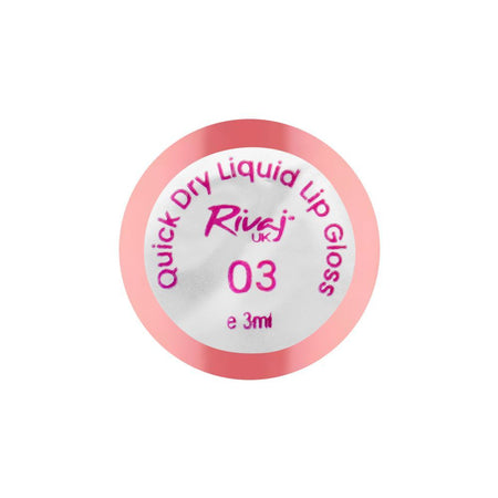 Rivaj UK Quick Dry Waterproof Liquid Lip Gloss, 3ml, No. 03 - Image 3