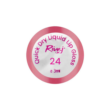 Rivaj UK Quick Dry Waterproof Liquid Lip Gloss, 3ml, No. 24 - Image 3