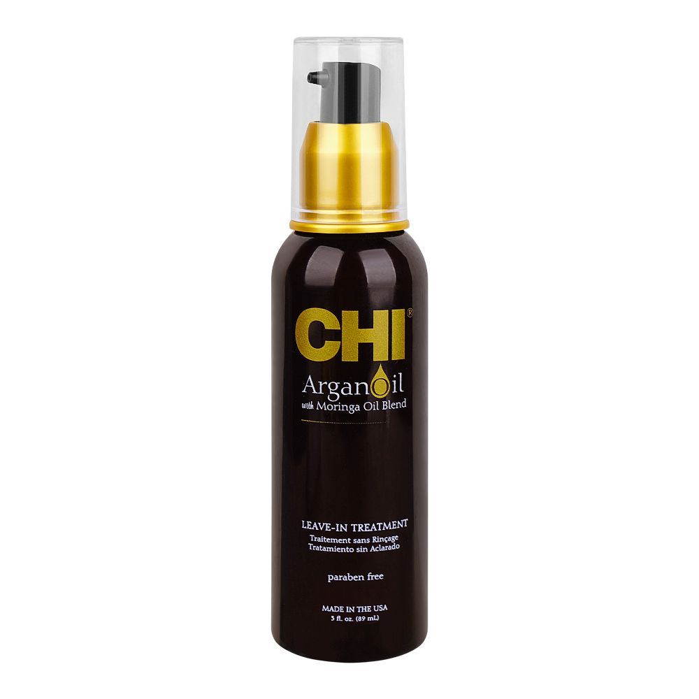 CHI Argan Oil Leave In Treatment, Sulfate & Paraben-Free, For Dull & Damaged Hair, 89ml - Main Image