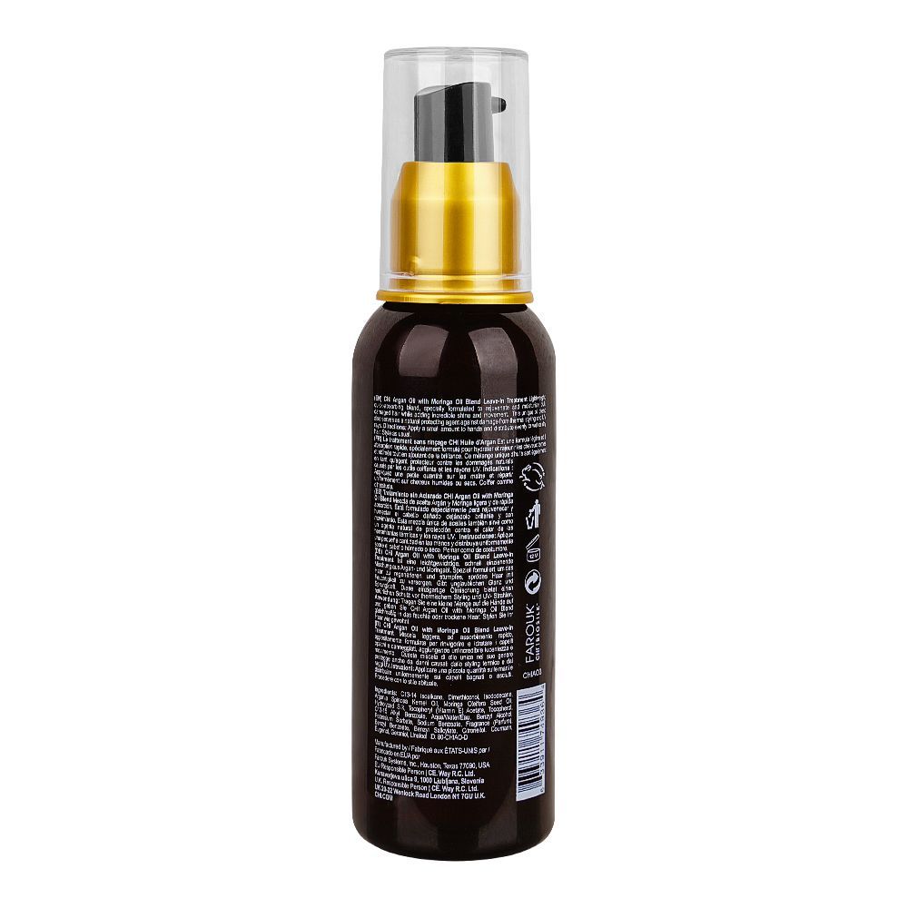 CHI Argan Oil Leave In Treatment, Sulfate & Paraben-Free, For Dull & Damaged Hair, 89ml - Image 2