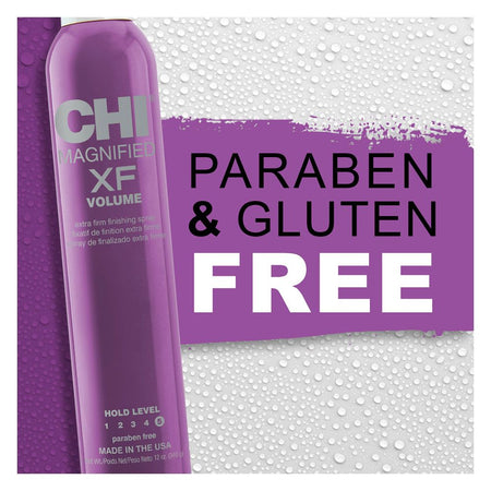 CHI Magnified Volume Hold Level 4 Finishing Spray, Paraben Free, 340g - Image 5