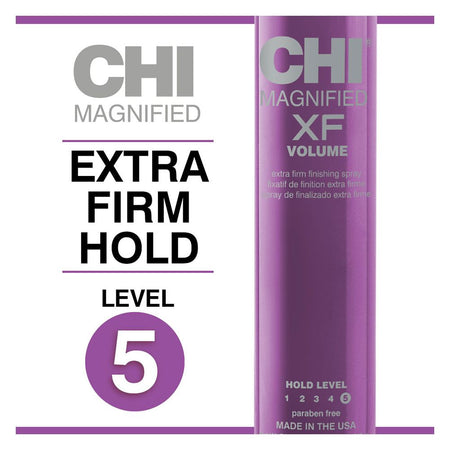 CHI Magnified Volume Hold Level 4 Finishing Spray, Paraben Free, 340g - Image 6