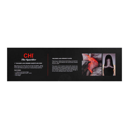 CHI The Sparkler 1" Volcanic Lava Ceramic Flat Hair Styling Iron - Image 3