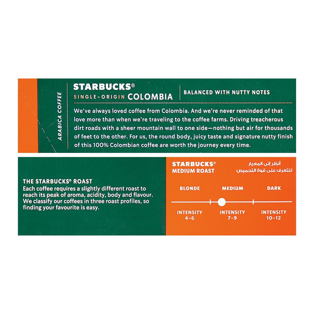 Starbucks Single Origin Colombua Coffee Pods, 57g - Image 2
