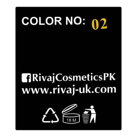 Rivaj UK Highlighter Glowing Liquid, 35ml, No. 02 - Image 3