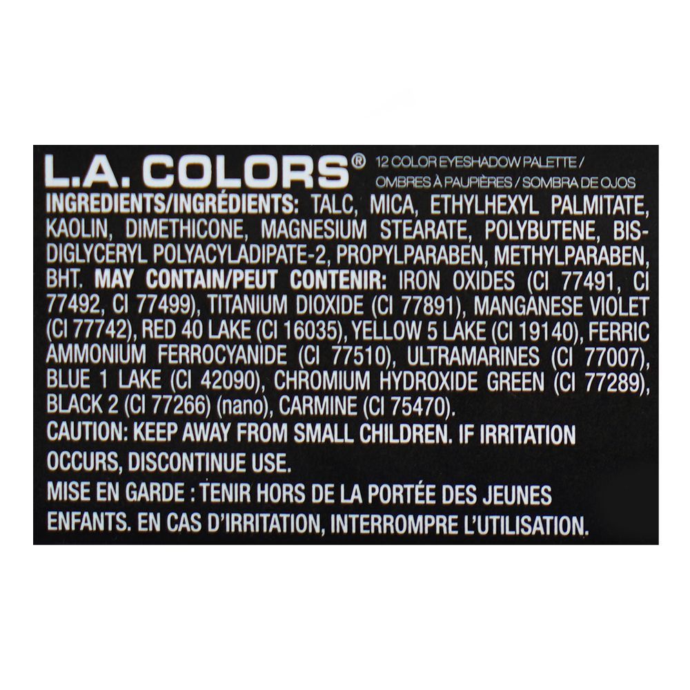 L.A. Colors Day To Night Eyeshadow Palette, 12 Shades, 8g, CES422 Sunrise - Image 4