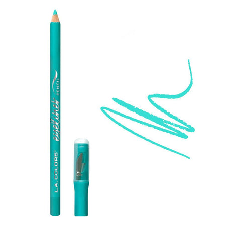 L.A. Colors Eyeliner Pencil With Sharpener, 1.8g, CP623 Teal - Main Image