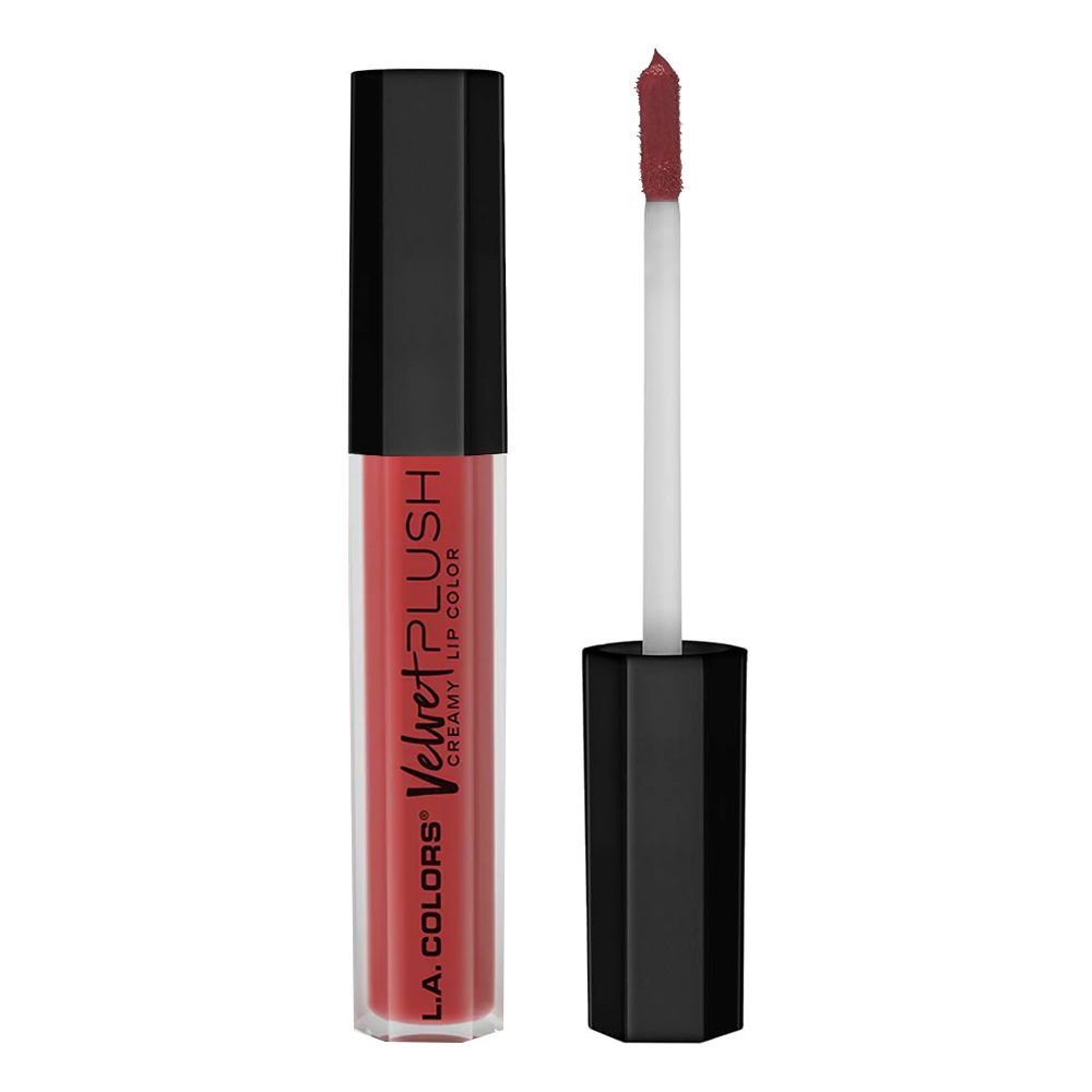 L.A. Colors Velvet Plush Creamy Lip Color, Liquid Lipstick, CLC665 Luxurious - Main Image