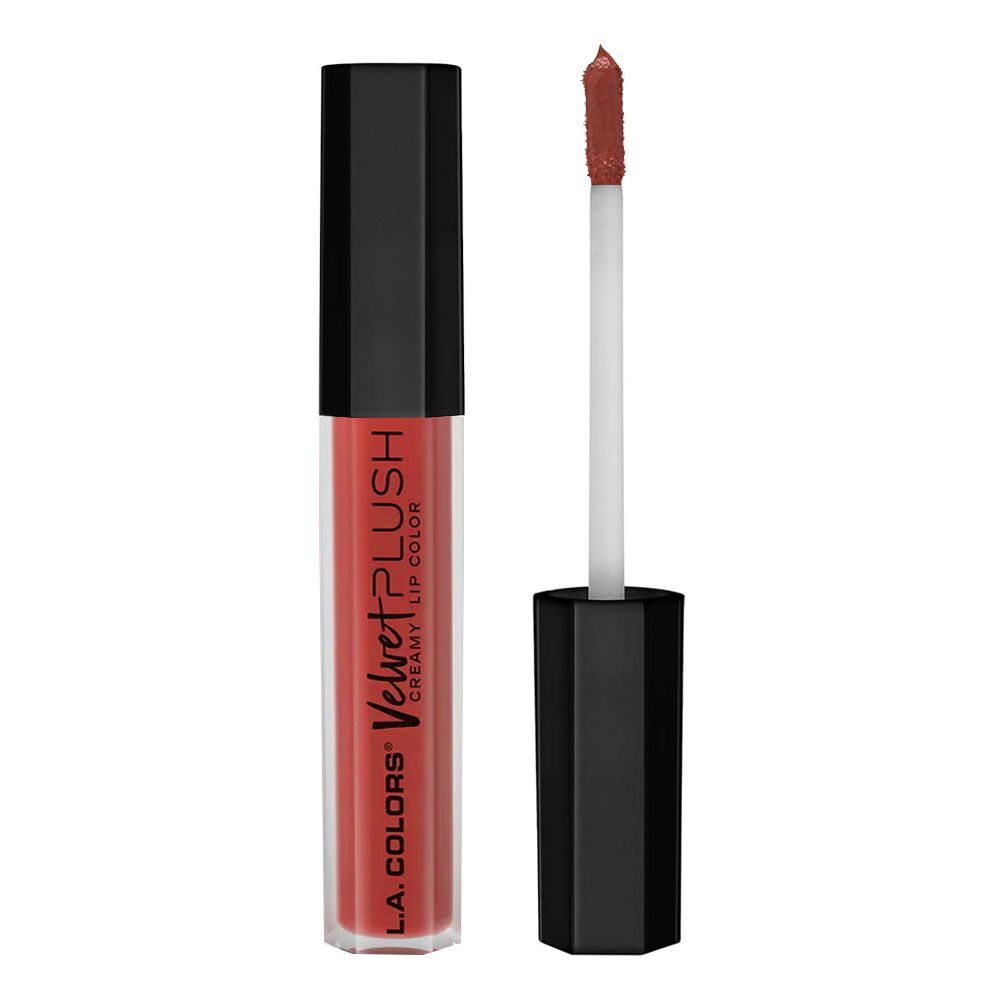 L.A. Colors Velvet Plush Creamy Lip Color, Liquid Lipstick, CLC666 Velour - Main Image