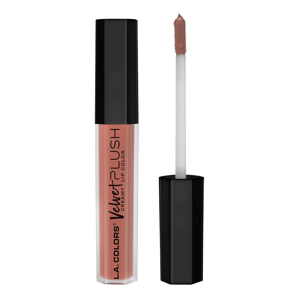 L.A. Colors Velvet Plush Creamy Lip Color, Liquid Lipstick, CLC668 Cuddly - Main Image