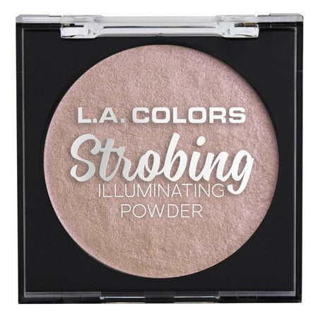 L.A. Colors Strobing Illuminating Powder, 6.5g, CSP254 Flashing Pink - Image 2