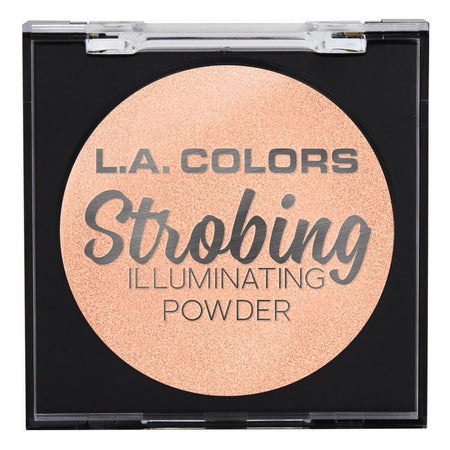 L.A. Colors Strobing Illuminating Powder, 6.5g, CSP255 Gold Halo - Image 2