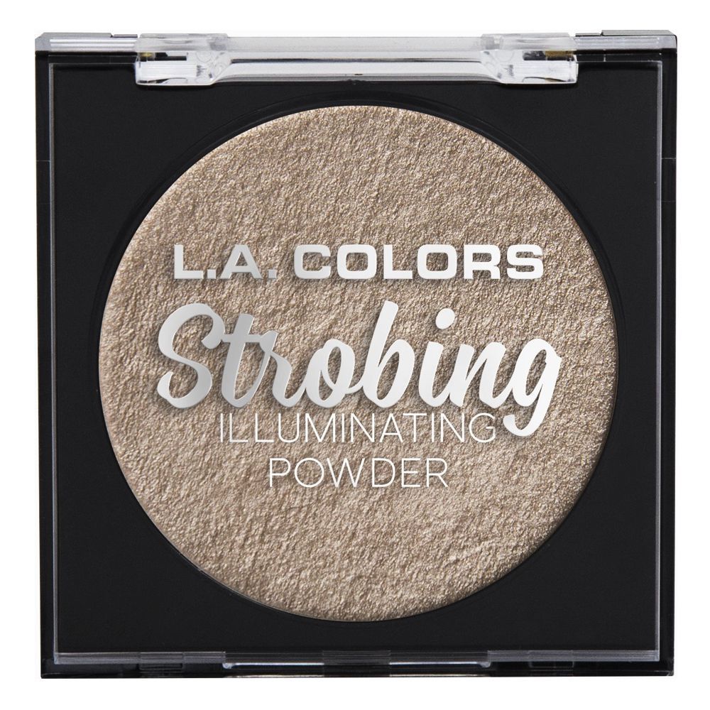 L.A. Colors Strobing Illuminating Powder, 6.5g, CSP256 Champagne - Image 2