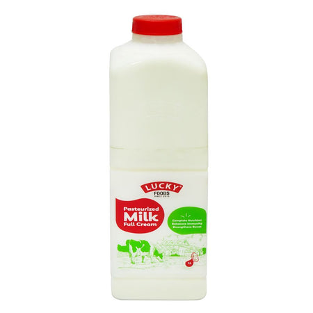 Lucky Pasteurized Full Cream Milk, Frozen, 1000ml Bottle - Main Image