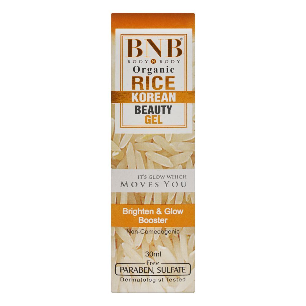 BNB Organic Rice Korean Beauty Gel, 30ml - Image 2