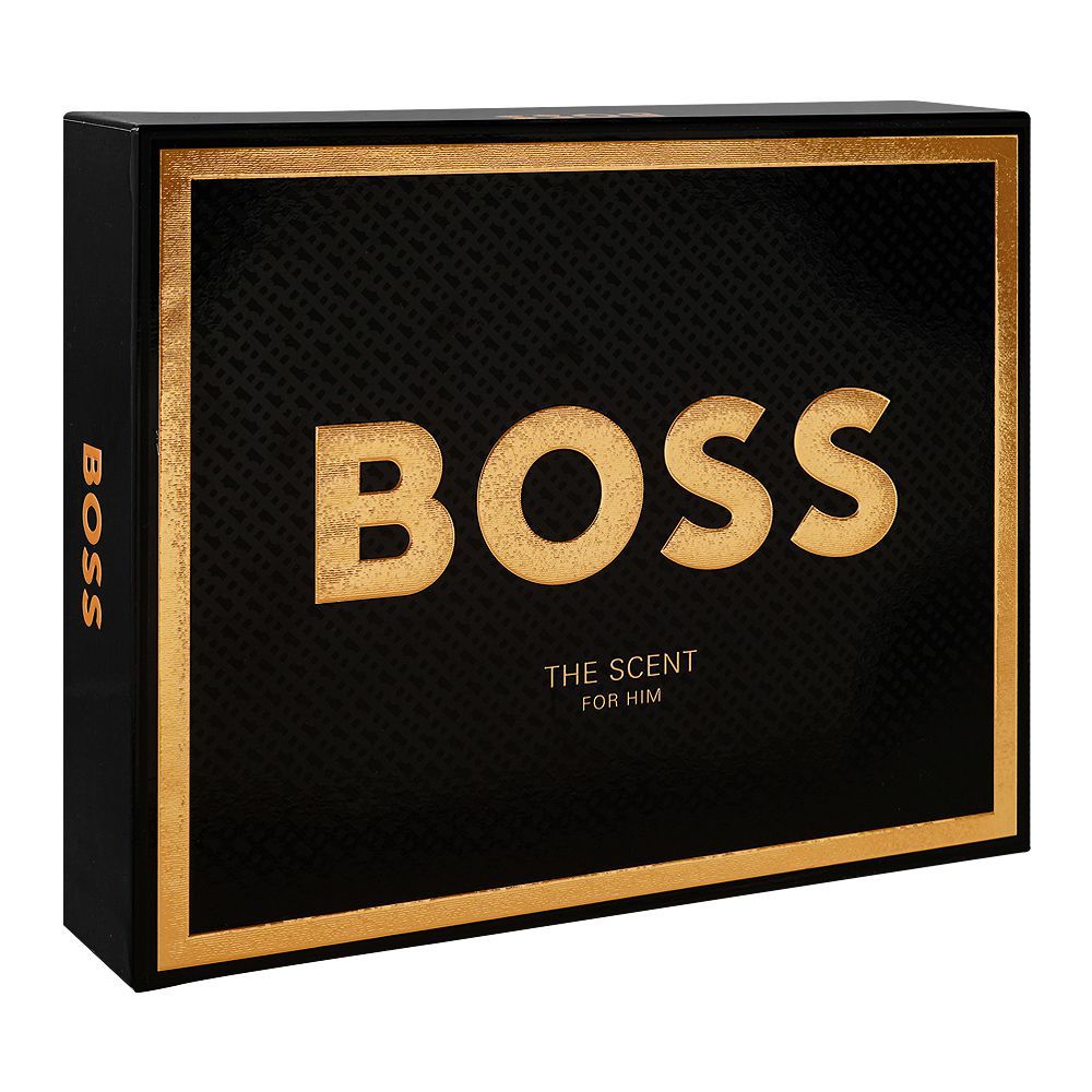 Hugo Boss The Scent Gift Set, For Men, Eau de Toilette 100ml+Shower Gel 100ml+Deodorant Spray 150ml, 3-Pack - Image 2