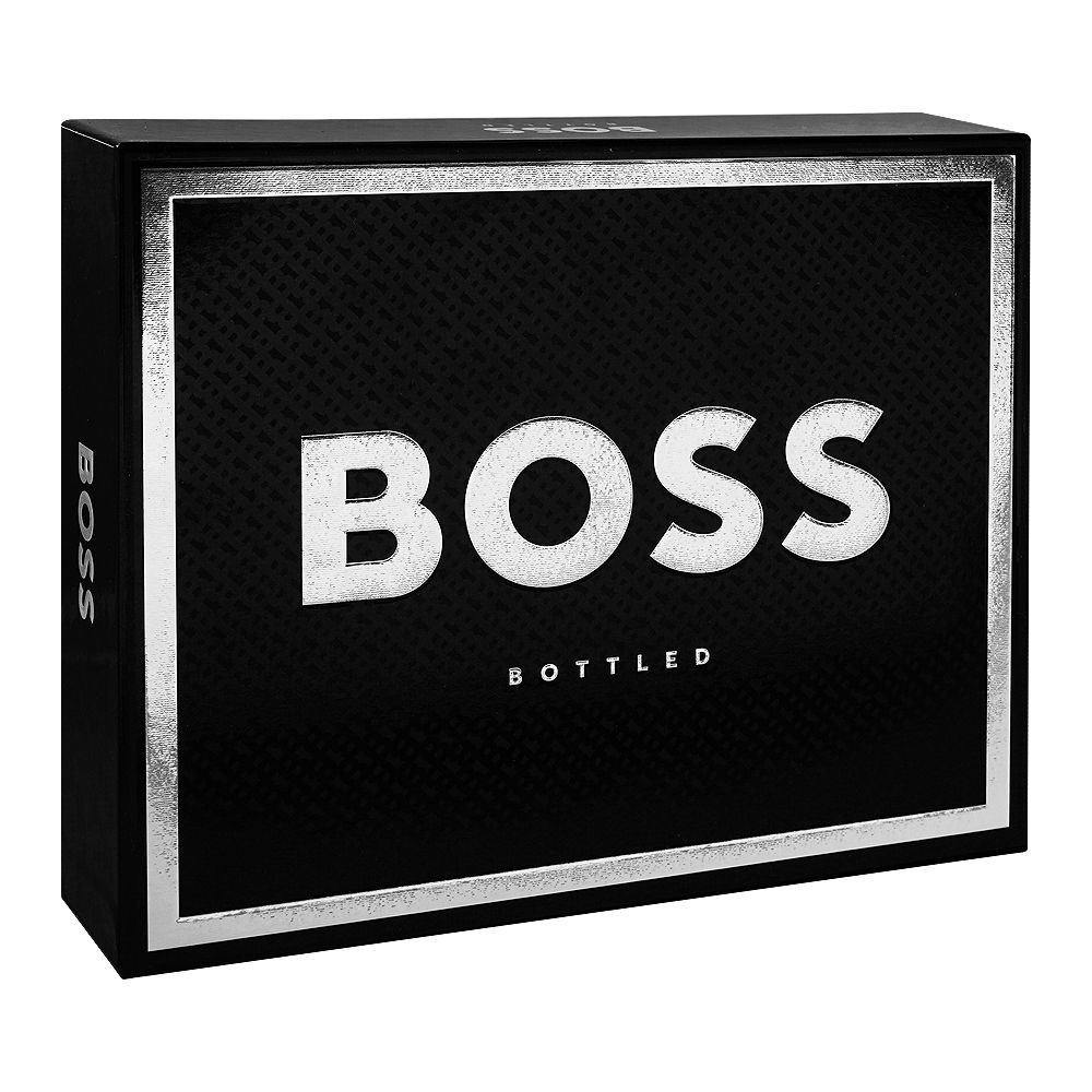 Hugo Boss Bottled Gift Set, For Men, Eau de Toilette 100ml+Shower Gel 100ml+Deodorant Spray 150ml, 3-Pack - Image 2