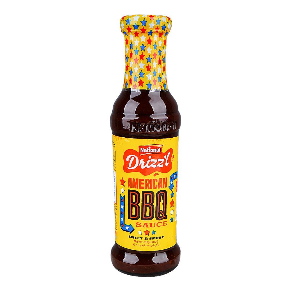 National Drizzl American BBQ Sauce, 315g - Main Image