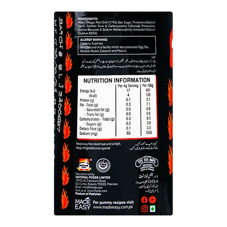 National Drizzl American Hot Sauce, 290g - Image 3