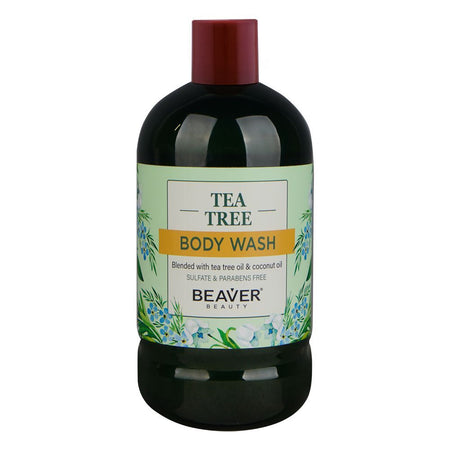 Beaver Tea Tree Oil and Coconut Oil Body Wash, 600ml - Main Image