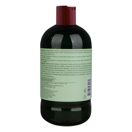 Beaver Tea Tree Oil and Coconut Oil Body Wash, 600ml - Image 2