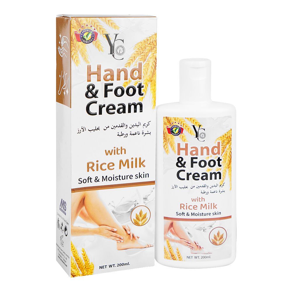 Yong Chin Rice Milk Hand & Foot Cream, 200ml - Main Image