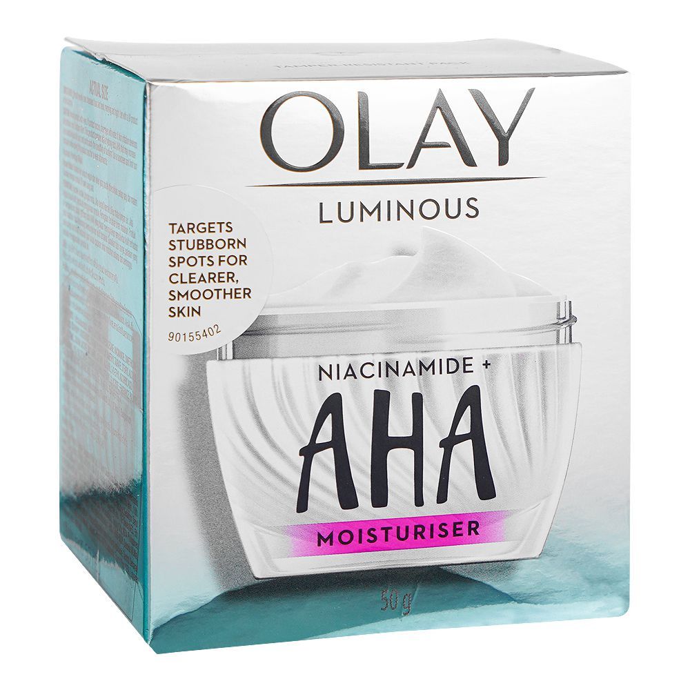 Olay Luminous Niacinamide+AHA Moisturizer, 50g - Main Image