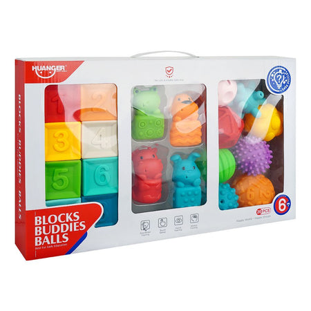 Huanger Blocks Buddies Balls, For 6m+, 20-Pack, HE0231 - Main Image
