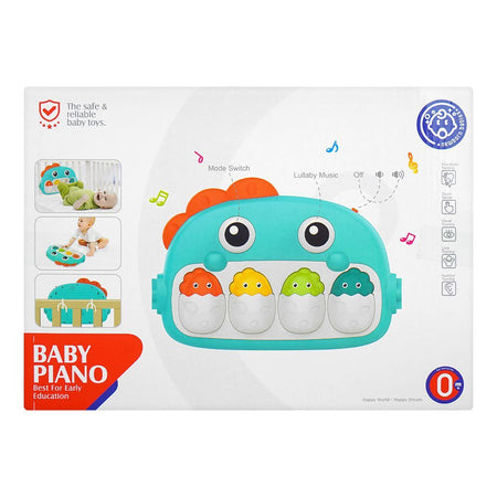 Huanger Dinosaur Baby Piano With Light & Music, For 0m+, HE0644 - Image 2