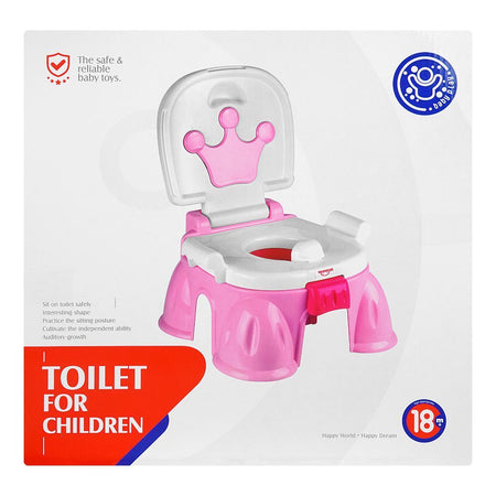 Huanger Toilet Training Chair With Music, For 18m+ Children, Pink, HE0807 - Image 2