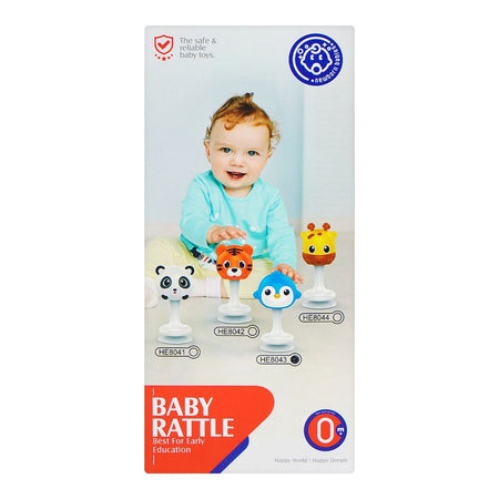 Huanger Baby Rattle With Silicone Sucker, For 0m+, HE8043 - Image 2