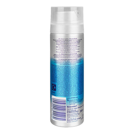 Nivea Men Fresh Kick Shaving Foam, 200ml - Image 2