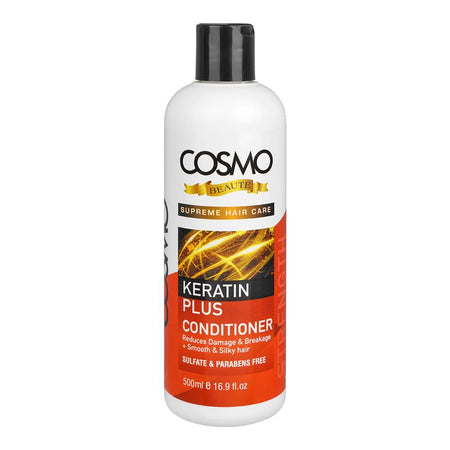 Cosmo Beaute Keratin Plus Strength Conditioner, Paraben & Sulfate Free, 500ml - Main Image