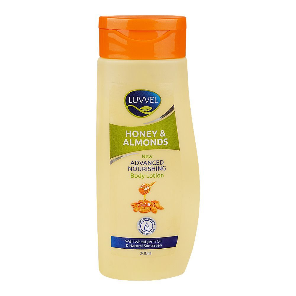 Luvvel Honey & Almonds Body Lotion, 200ml - Main Image