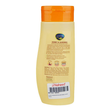 Luvvel Honey & Almonds Body Lotion, 200ml - Image 2