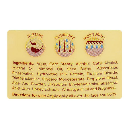 Luvvel Honey & Almonds Body Lotion, 200ml - Image 3