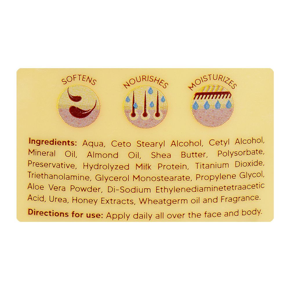 Luvvel Honey & Almonds Body Lotion, 200ml - Image 3