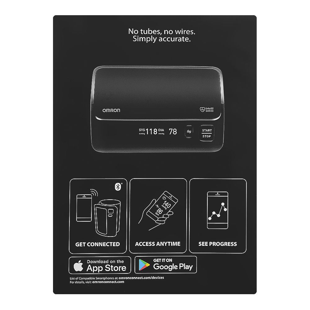 Omron EVOLV Automatic Upper Arm Blood Pressure Monitor, HEM-7600T-E - Image 2