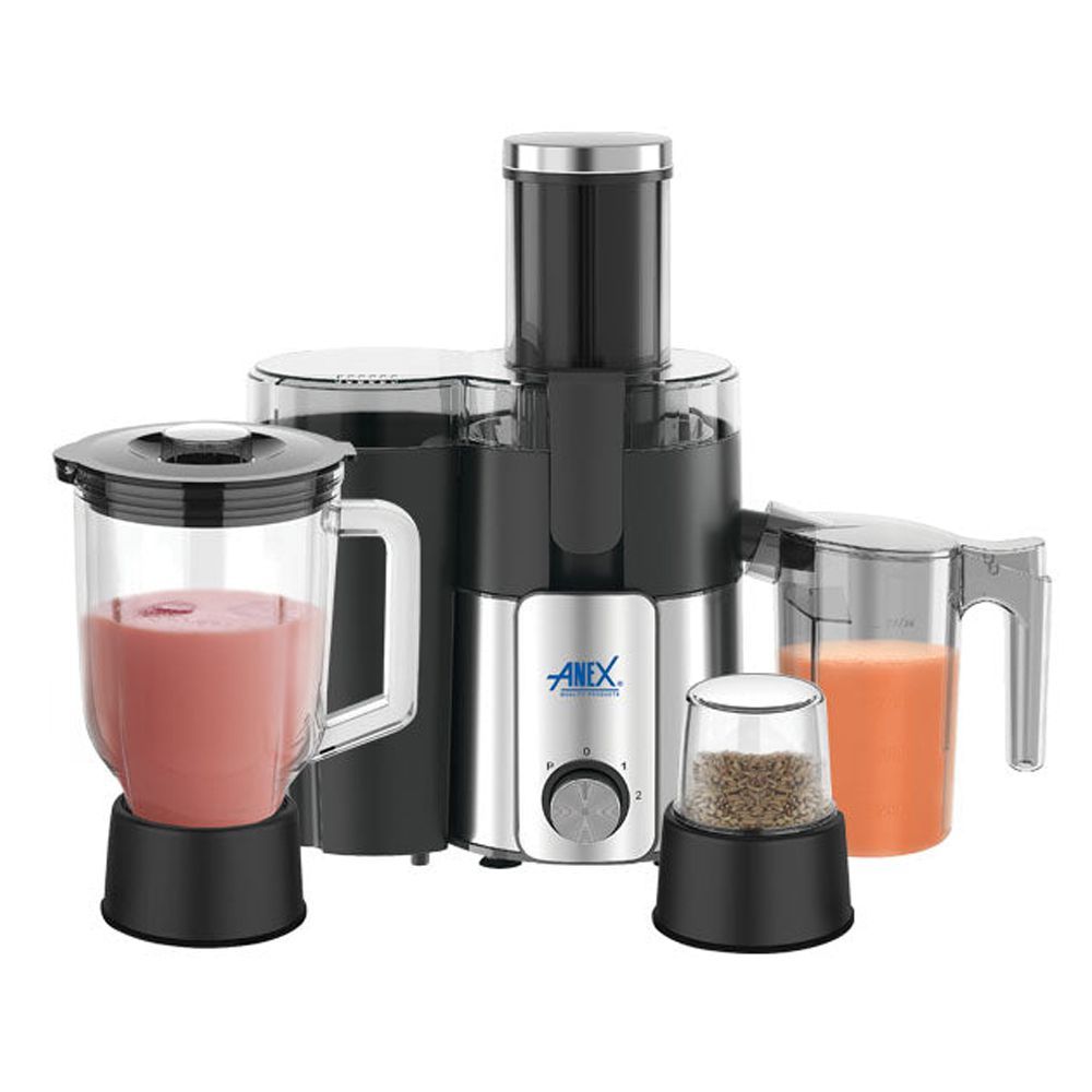 Anex Deluxe Juicer Blender Grinder, 600W, Black, AG-190 - Main Image