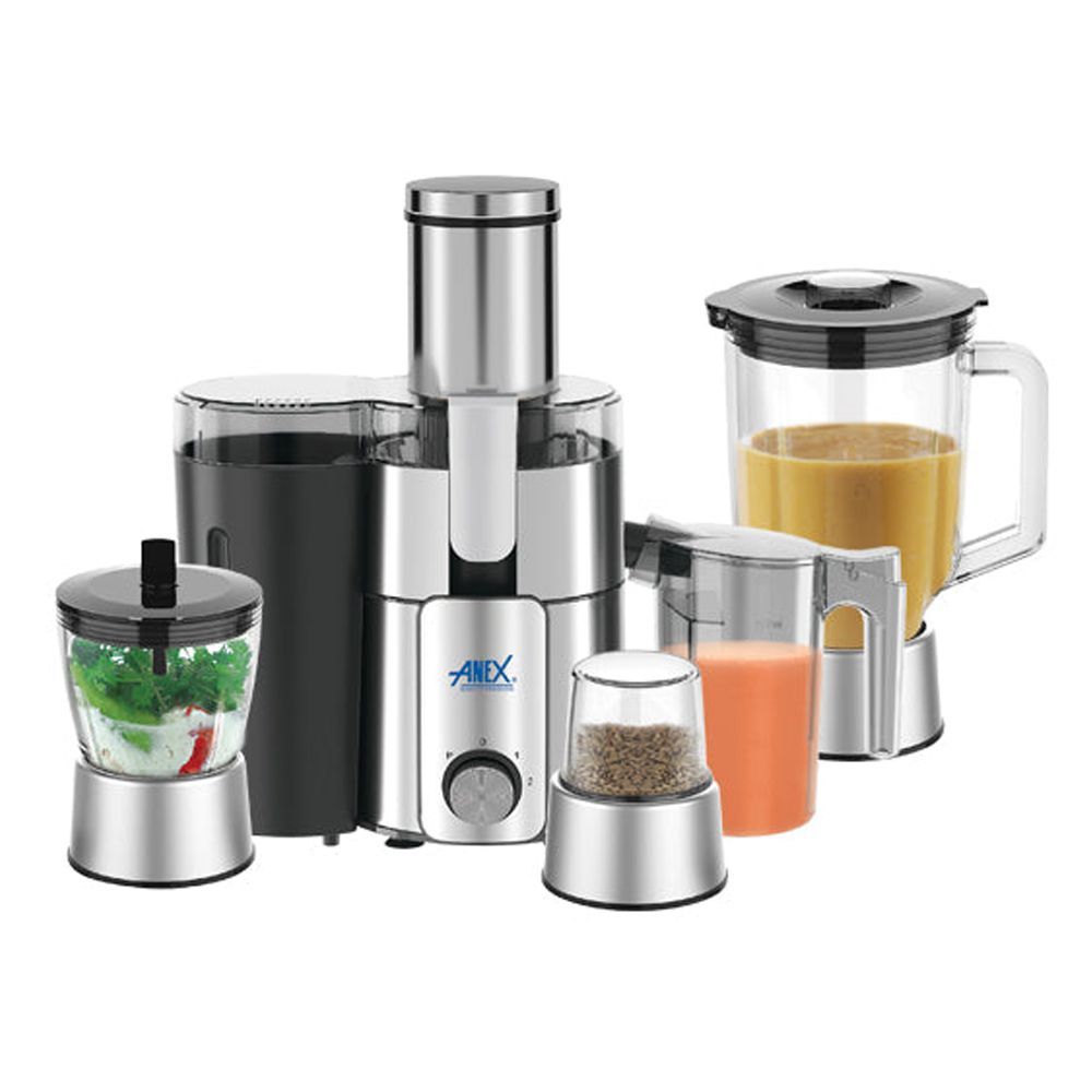 Anex Deluxe Juicer Blender Grinder, 600W, Black, AG-191 - Main Image